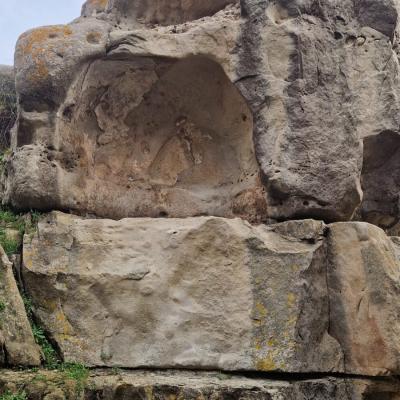 016 Appena Varcato L Ingresso Si Trova Una Roccia Con Una Grande Cavita Era L Antica Chiesa Rupestre Intitolata A Santa Barbara