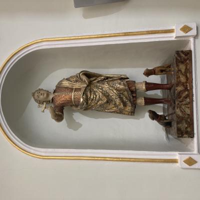 041 Nicchia Che Custodisce La Statua Cinquecentesca Di San Vito Martire